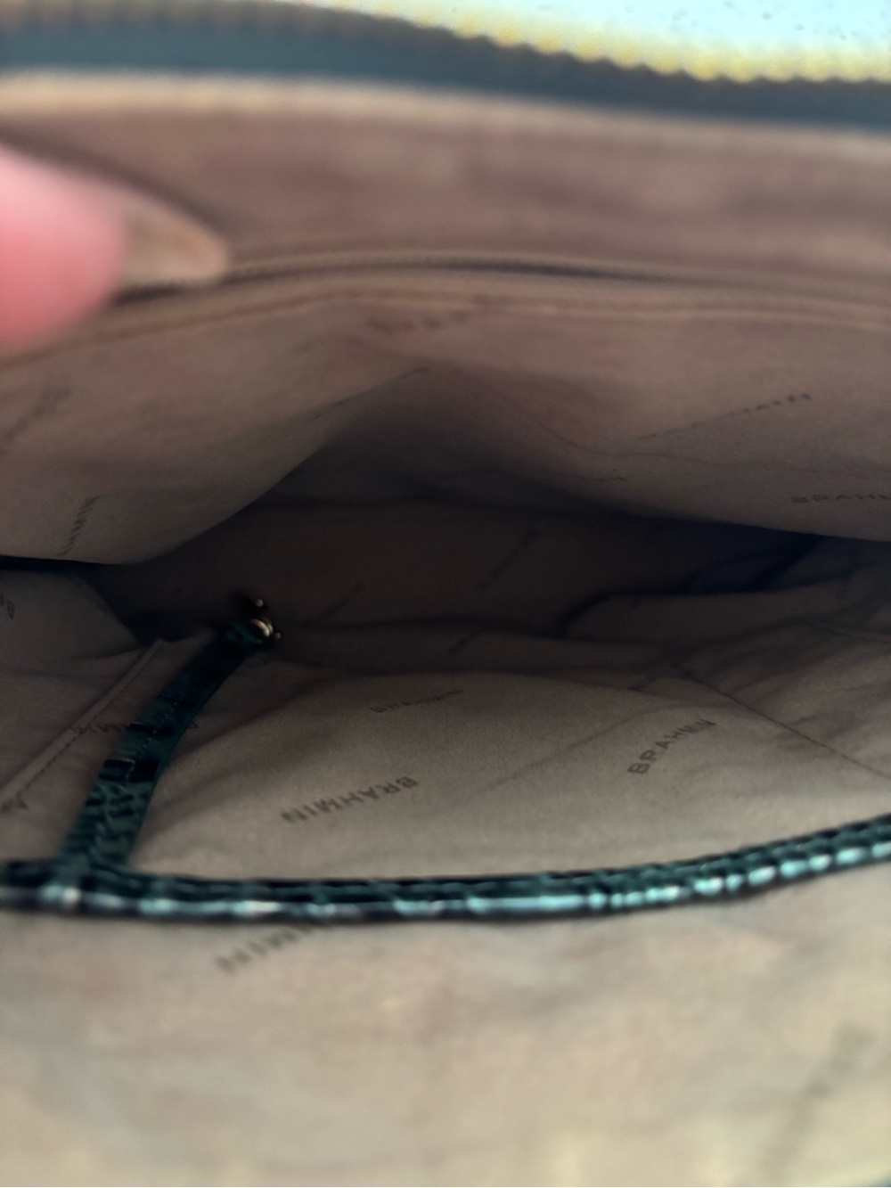 Rare Brahmin Katie Obsidian Melbourne Leather Crossbody NWOT HTF Q86 151 00535 - Picture 6 of 9